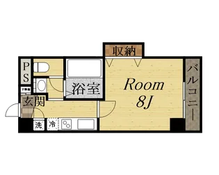 Vigorporis133宝塚【9階】の間取り