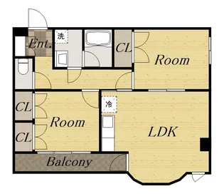 メゾンド中山【3階】の間取り