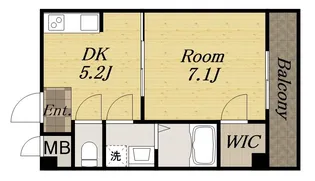 ELEGANTE宝塚【4階】の間取り