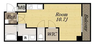 ELEGANTE宝塚【206号室】の間取り