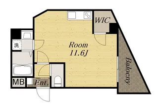 ELEGANTE宝塚【3階】の間取り