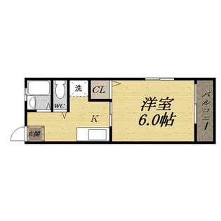 スターハイツ壱番館【101号室】の間取り