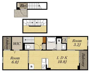 EXCEED宝塚【302号室】の間取り