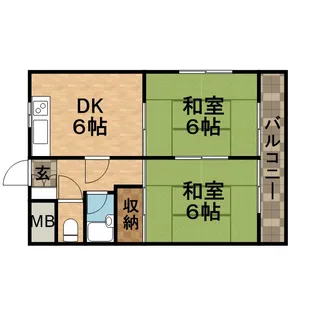 ジョンメゾン小浜【3階】の間取り