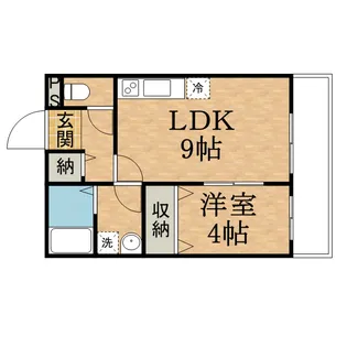 サンライズ【205号室】の間取り