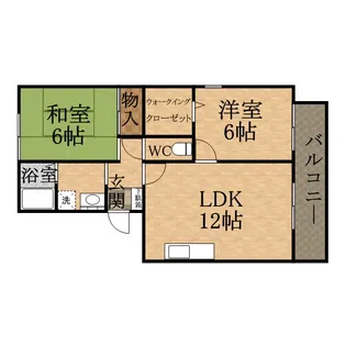 フォンテーヌⅡ【B103号室】の間取り