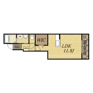 アティレ ジャン【1階】の間取り