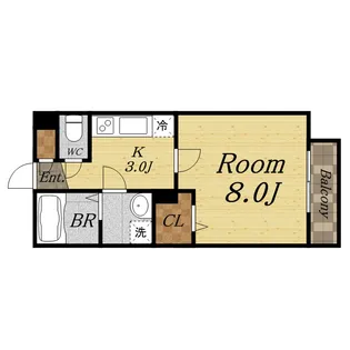 HAL仁川【2階】の間取り