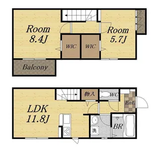 CASA VISTAの間取り