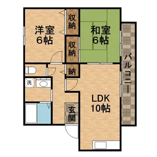 イーストハウス【1階】の間取り