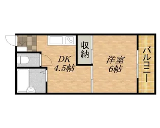 ハイツワイエム【3階】の間取り