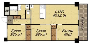 ジョイプレミオ【2階】の間取り