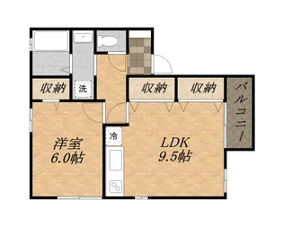 ハイツM【2階】の間取り