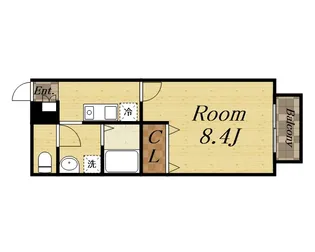 アムール末成【1階】の間取り