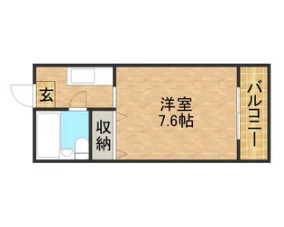 仁川北マンション【1階】の間取り