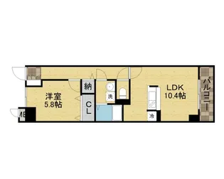 エクセラン【3階】の間取り