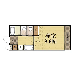 ユニハイム【2階】の間取り