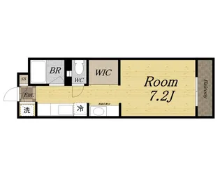 アンソレイエ売布【4階】の間取り