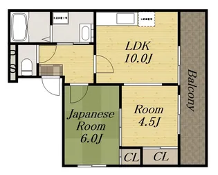 宝塚ティム【2階】の間取り