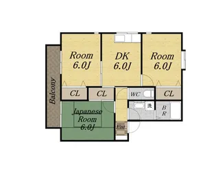 レジデンスエドヤ【2階】の間取り