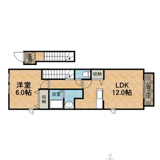 メイプル レジデンス【2階】の間取り