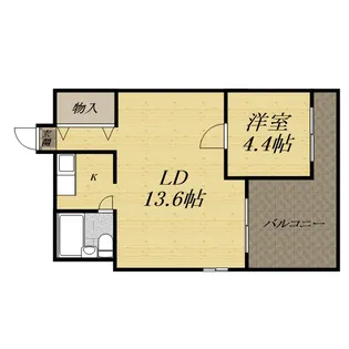 グランディア ミ・アモーレ宝塚南口【2階】の間取り