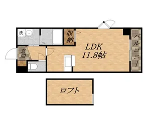 メゾンドグラースN【201号室】の間取り