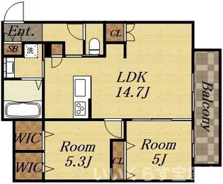 Maison de Matsu【105号室】の間取り