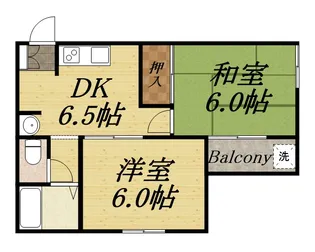 ヴィラ寿【203号室】の間取り