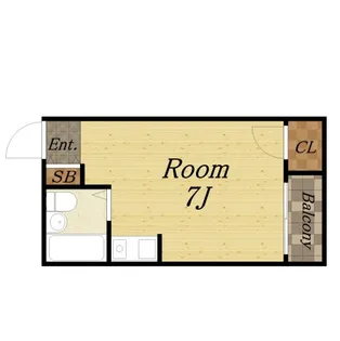 ロジュマン山本【2階】の間取り