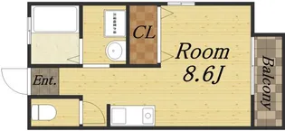 セジュール撰花園【101号室】の間取り