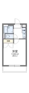 レオパレスドミール【1階】の間取り