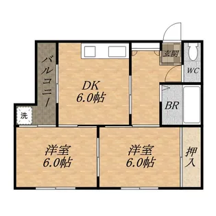 FFハイツ【2階】の間取り