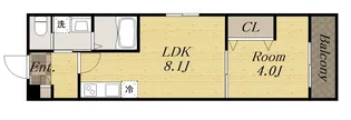 ALEGRIA逆瀬川【303号室】の間取り