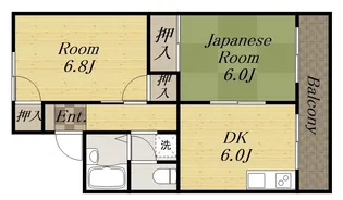 メゾンド・ソレイユ【2階】の間取り