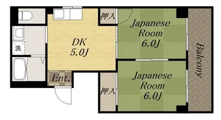 モダンアパートメント神戸宝塚Ⅰ【1階】の間取り