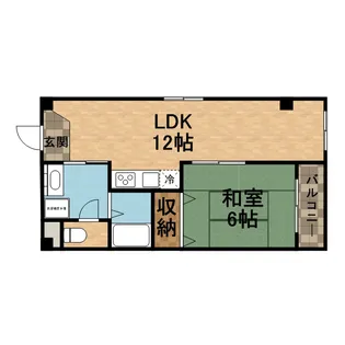 グレースメモリー宝塚【604号室】の間取り