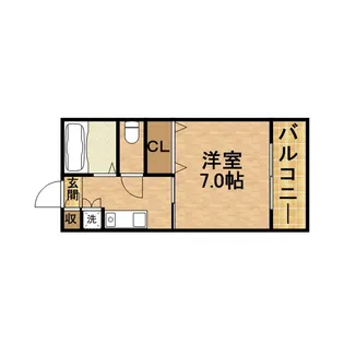 ケイズキューブ【3階】の間取り