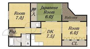サンシャルマンユキ【2階】の間取り