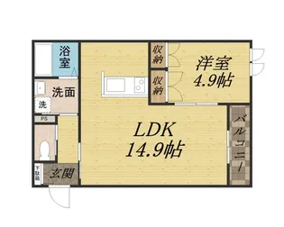 メゾンひだまり【102号室】の間取り