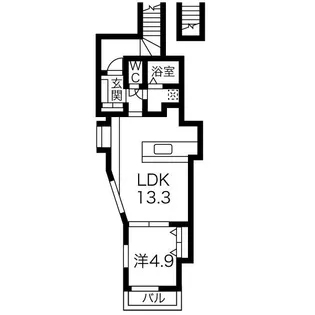 中山荘園LOHAUS Ⅱ【2階】の間取り