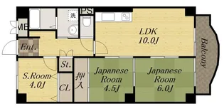 グートピア逆瀬川【5階】の間取り