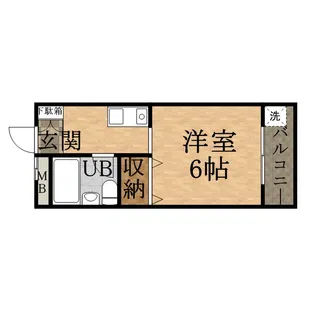 月見山ヒルズ【2階】の間取り