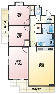 志木アーバンハイツ【3階】の間取り