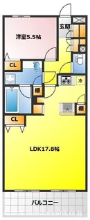 アルシオン本川越【203号室】の間取り