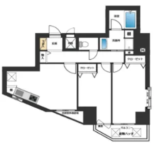 ライオンズシティ川越【7階】の間取り