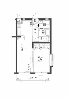 ユーミー波島【1階】の間取り