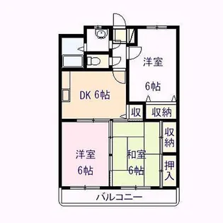 サンフラワー東町【1階】の間取り