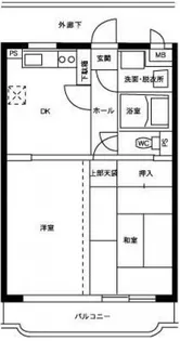 ベル・コーポ・ハシモト【3階】の間取り
