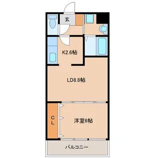 アルテマイスターアルメール【2階】の間取り